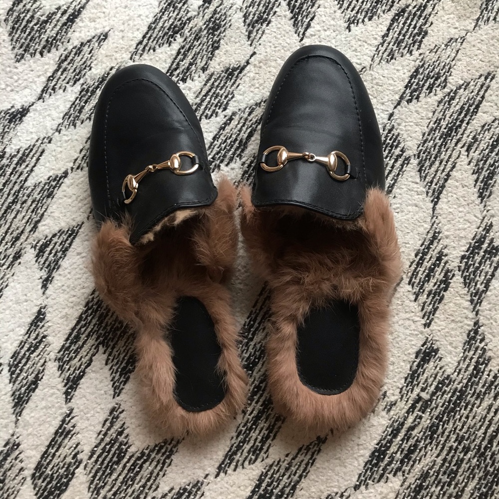 Fur mules